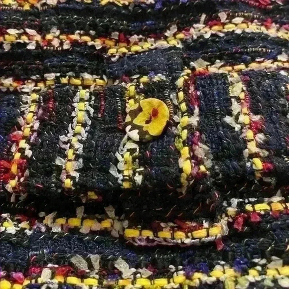 Cabi Headline Topper Coat multicolor Size 8 - Picture 5 of 6